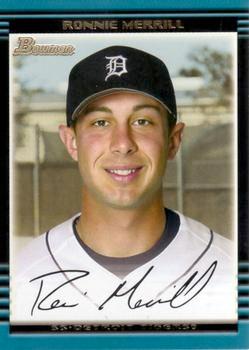 #320 Ronnie Merrill - Detroit Tigers - 2002 Bowman Baseball