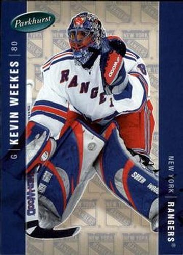 #321 Kevin Weekes - New York Rangers - 2005-06 Parkhurst Hockey