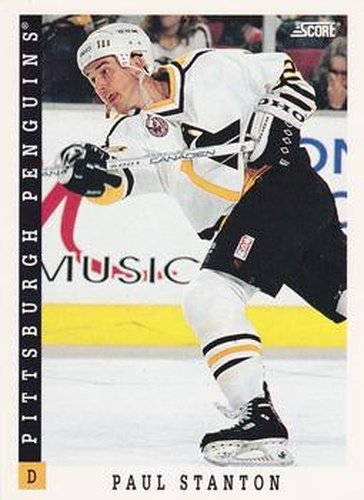 #321 Paul Stanton - Pittsburgh Penguins - 1993-94 Score Canadian Hockey