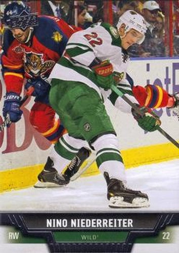 #321 Nino Niederreiter - Minnesota Wild - 2013-14 Upper Deck Hockey