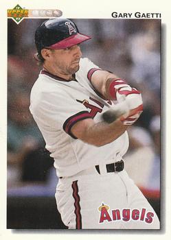 #321 Gary Gaetti - California Angels - 1992 Upper Deck Baseball