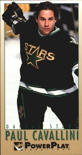#321 Paul Cavallini - Dallas Stars - 1993-94 Fleer PowerPlay Hockey