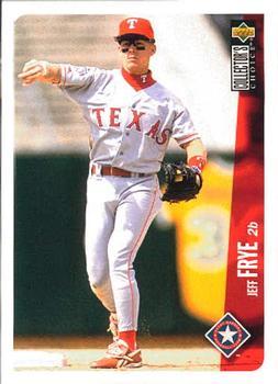 #321 Jeff Frye - Texas Rangers - 1996 Collector's Choice Baseball