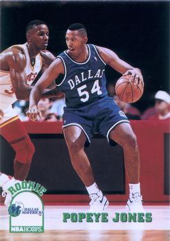 #321 Popeye Jones - Dallas Mavericks - 1993-94 Hoops Basketball