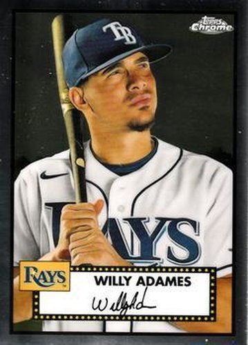 #321 Willy Adames - Tampa Bay Rays - 2021 Topps Chrome Platinum Anniversary Baseball