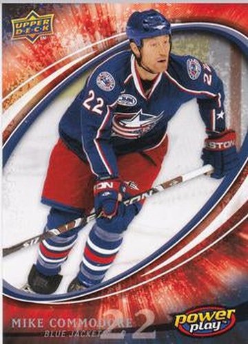 #321 Mike Commodore - Columbus Blue Jackets - 2008-09 Upper Deck Power Play Box Set Hockey