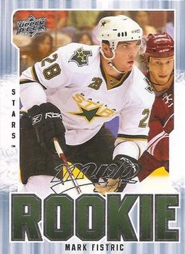 #321 Mark Fistric - Dallas Stars - 2008-09 Upper Deck MVP Hockey