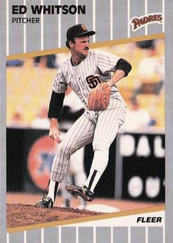 #321 Ed Whitson - San Diego Padres - 1989 Fleer Baseball