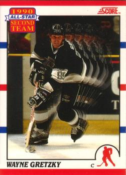 #321 Wayne Gretzky - Los Angeles Kings - 1990-91 Score Canadian Hockey