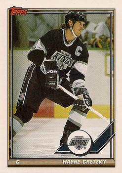 #321 Wayne Gretzky - Los Angeles Kings - 1991-92 Topps Hockey