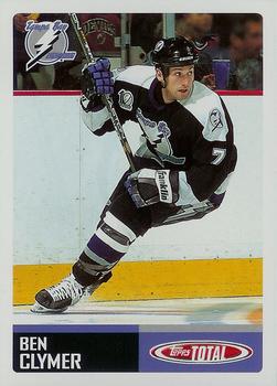#321 Ben Clymer - Tampa Bay Lightning - 2002-03 Topps Total Hockey