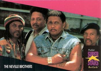 #322 The Neville Brothers - 1991 Pro Set SuperStars MusiCards