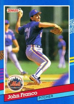 #322 John Franco - New York Mets - 1991 Donruss Baseball