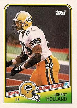#322 Johnny Holland - Green Bay Packers - 1988 Topps Football