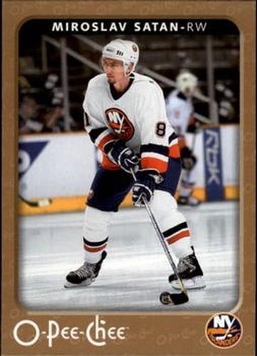 #322 Miroslav Satan - New York Islanders - 2006-07 O-Pee-Chee Hockey
