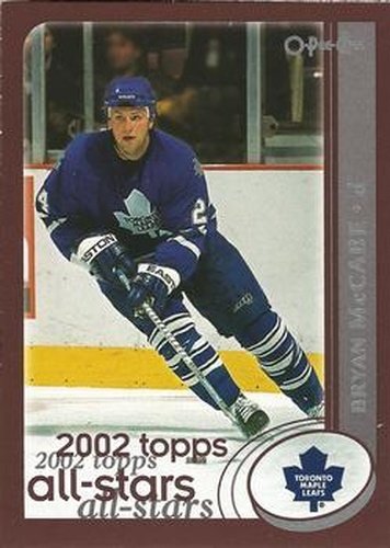 #322 Bryan McCabe - Toronto Maple Leafs - 2002-03 O-Pee-Chee Hockey