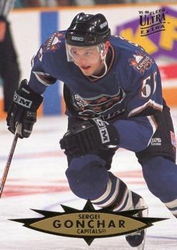 #322 Sergei Gonchar - Washington Capitals - 1995-96 Ultra Hockey