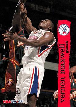 #322 Vernon Maxwell - Philadelphia 76ers - 1995-96 Hoops Basketball