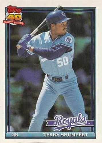 #322 Terry Shumpert - Kansas City Royals - 1991 O-Pee-Chee Baseball