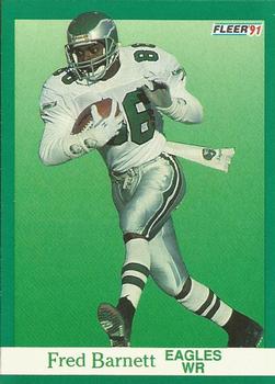 #323 Fred Barnett - Philadelphia Eagles - 1991 Fleer Football