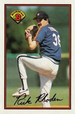#323 Rick Rhoden - Houston Astros - 1989 Bowman Baseball