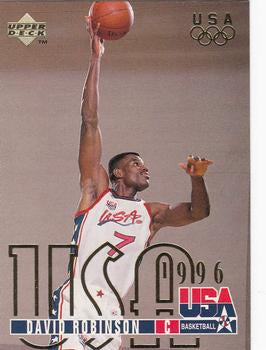 #323 David Robinson - USA - 1995-96 Upper Deck Basketball