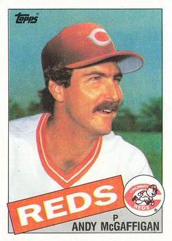 #323 Andy McGaffigan - Cincinnati Reds - 1985 Topps Baseball