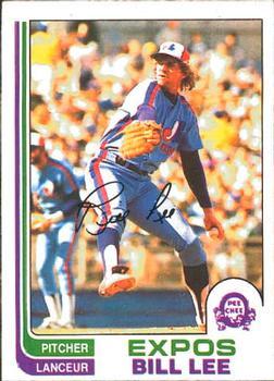 #323 Bill Lee - Montreal Expos - 1982 O-Pee-Chee Baseball