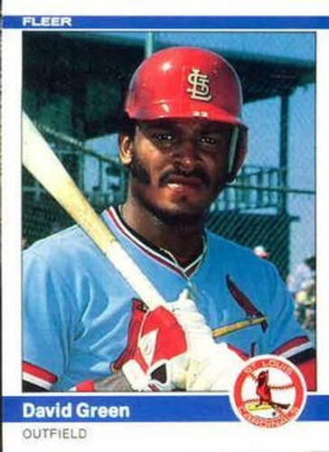 #323 David Green - St. Louis Cardinals - 1984 Fleer Baseball