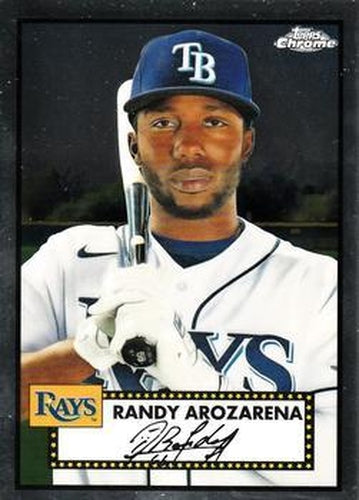 #323 Randy Arozarena - Tampa Bay Rays - 2021 Topps Chrome Platinum Anniversary Baseball