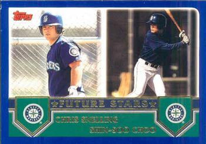 #323 Chris Snelling / Shin-Soo Choo - Seattle Mariners - 2003 Topps Baseball