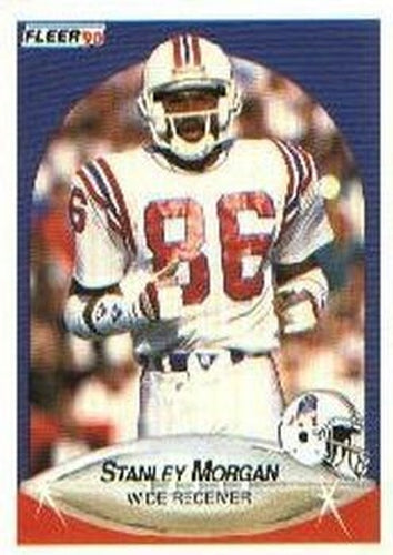 #323 Stanley Morgan - New England Patriots - 1990 Fleer Football