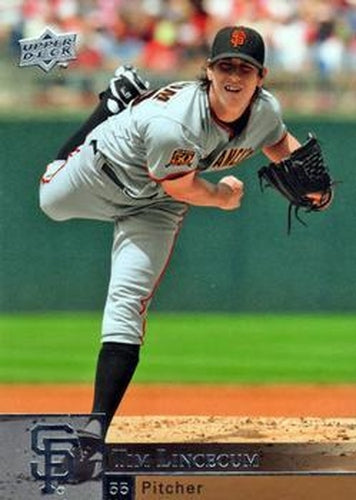 #323 Tim Lincecum - San Francisco Giants - 2009 Upper Deck Baseball