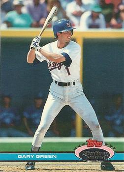 #323 Gary Green - Texas Rangers - 1991 Stadium Club Baseball