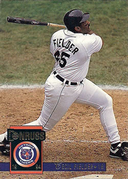 #27 Cecil Fielder - Detroit Tigers - 1994 Donruss Baseball