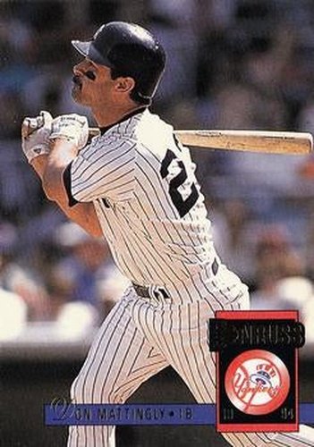#340 Don Mattingly - New York Yankees - 1994 Donruss Baseball