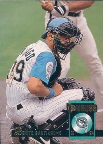 #348 Benito Santiago - Florida Marlins - 1994 Donruss Baseball
