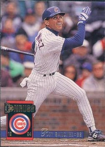 #383 Rey Sanchez - Chicago Cubs - 1994 Donruss Baseball