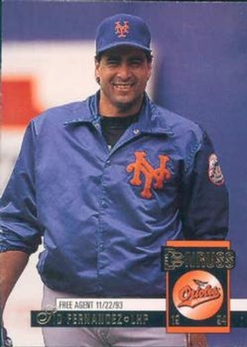 #396 Sid Fernandez - Baltimore Orioles - 1994 Donruss Baseball