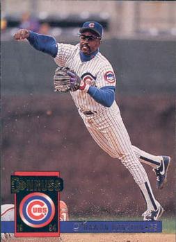 #490 Shawon Dunston - Chicago Cubs - 1994 Donruss Baseball