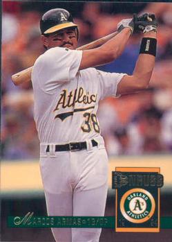 #51 Marcos Armas - Oakland Athletics - 1994 Donruss Baseball