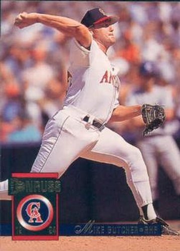 #52 Mike Butcher - California Angels - 1994 Donruss Baseball