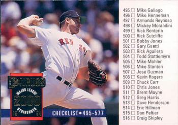 #600 Roger Clemens - Boston Red Sox - 1994 Donruss Baseball
