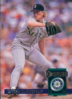 #96 Norm Charlton - Seattle Mariners - 1994 Donruss Baseball