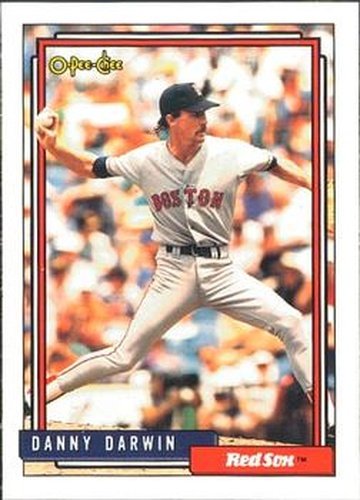 #324 Danny Darwin - Boston Red Sox - 1992 O-Pee-Chee Baseball