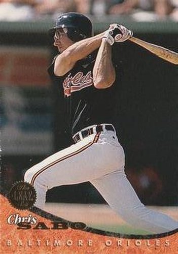 #324 Chris Sabo - Baltimore Orioles - 1994 Leaf Baseball