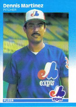 #324 Dennis Martinez - Montreal Expos - 1987 Fleer Baseball