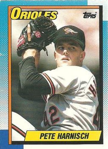#324 Pete Harnisch - Baltimore Orioles - 1990 O-Pee-Chee Baseball