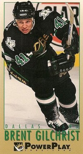 #324 Brent Gilchrist - Dallas Stars - 1993-94 Fleer PowerPlay Hockey