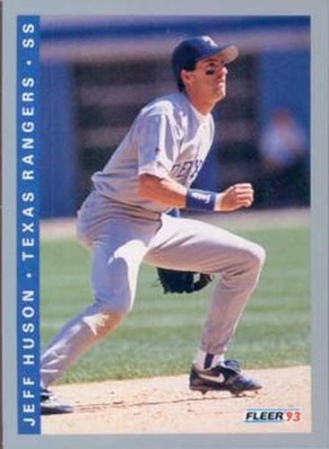 #324 Jeff Huson - Texas Rangers - 1993 Fleer Baseball